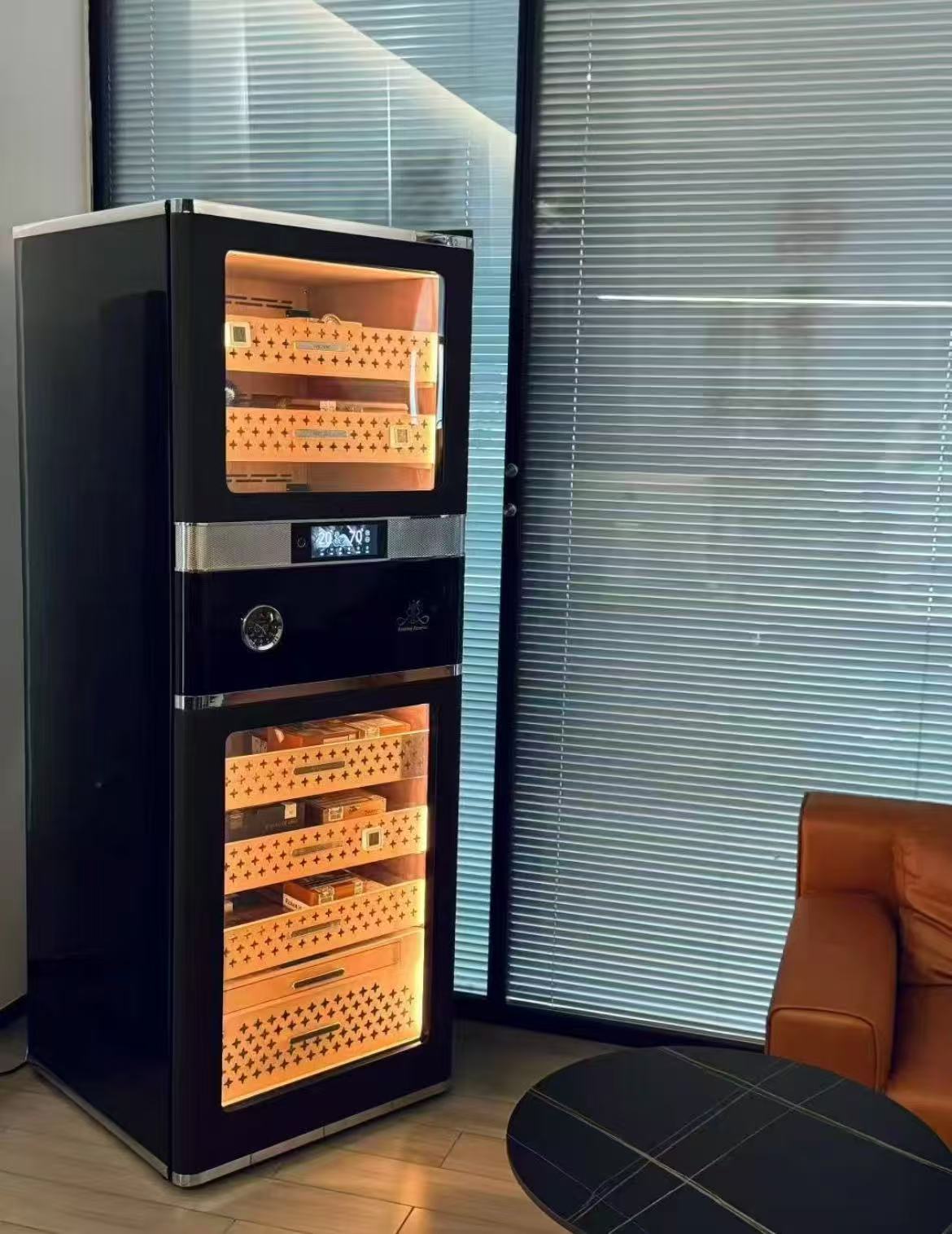 Best Selling Large Size RR980 Electric Cigar Humidor Hold 3000CT Cigars Cigar Cabinet