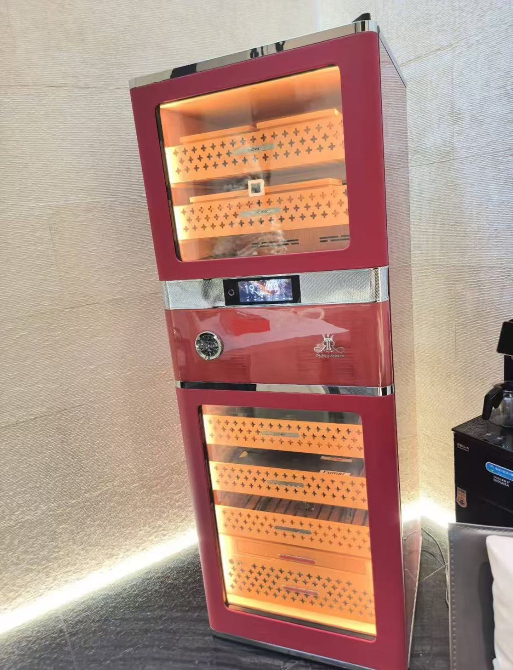 Premium Quality Raching RR980 Electric Cigar Humidor Hold 3000CT Cigars Max Size