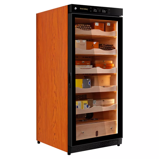 Wholesale Raching C230A Brown Electric Cigar Humidor Hold 1200ct Cigars Capacity