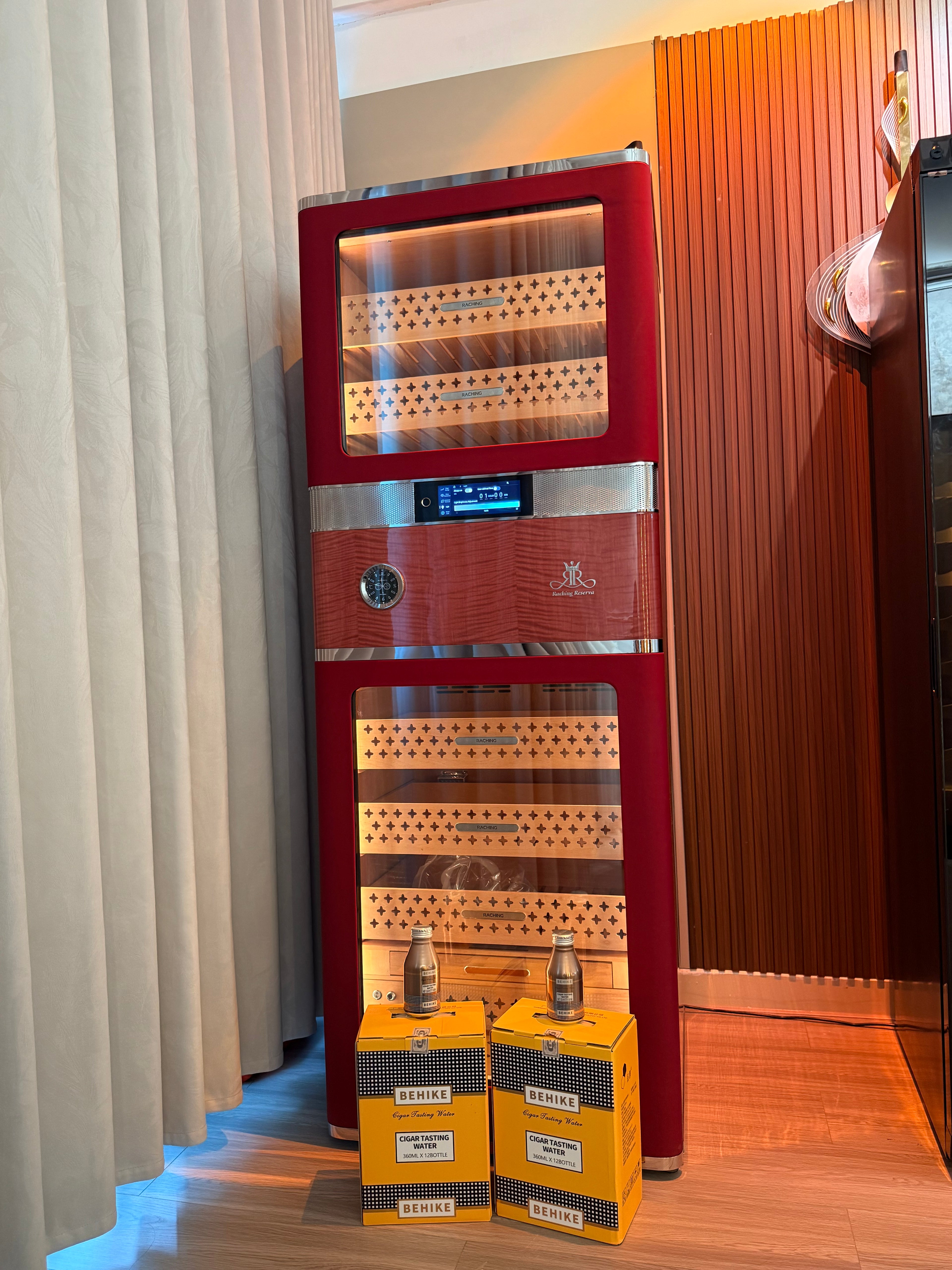 Premium Quality Raching RR980 Electric Cigar Humidor Hold 3000CT Cigars Max Size